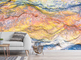 Peel and Stick 3D photo wallpaper Abstract Wall Art – Multicolored Cave-Inspired Texture