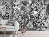 Unique Vintage Design – Traditional Full-Wall Wallpaper "Beauty and Power of Antiquity", Perfect for Bedroom or Living Room
