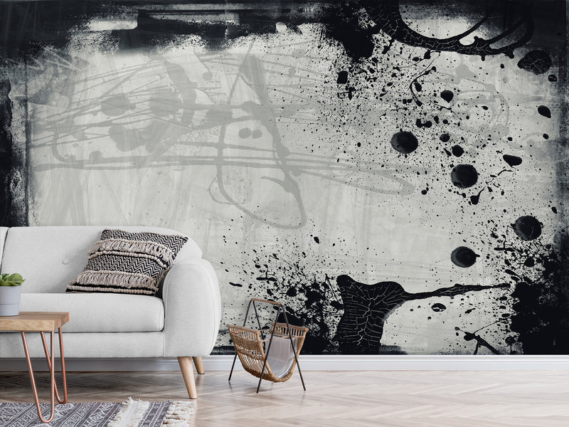 Peel and Stick Wallpaper – Grunge Texture Art Style – For Office, Apartment or Creative Space