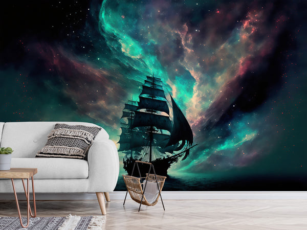 Dynamic Wall Mural Inspirational Desing  Self-Adhesive Wallpaper Adventurous Atmosphere For Teen Room, Living Room, Gamer Room Art Wall