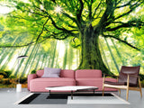 Modern Non-Woven Wallpaper "Tree of Life" — Art Design for a Cozy Living Room or Bedroom