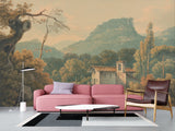 Non-Wowen Wallpaper John Warwick Smith-The Hermitage at Frascati Vintage Style Photo Wallpaper For Living Room And Bedroom