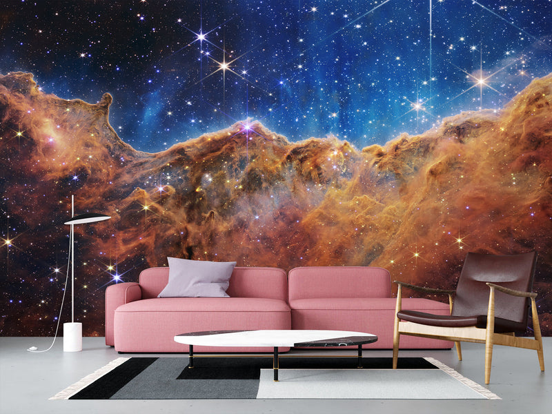 Wall mural for the bedroom, Traditional wallpaper on the wall “Galaxy” / "‎Carina Nebula", decorative wallpaper