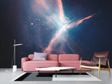 Self-Adhesive Wall Mural – "Breath Of Space" Design, Perfect For Bedroom Or Office Décor