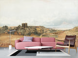 Traditional Wall Mural – “Sheep near Penrhyn Castle, North Wales” by Peter De Wint – Home Decor for Living Room & Bedroom