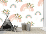Kids photo wallpaper on the wall non-woven “Rainbow”, 3d wallpaper for Kids room