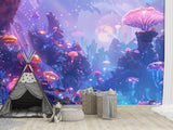 Peel & Stick Vinyl Wallpaper Kids' Room Wall Desing Mural – Fantastic Underwater World Theme
