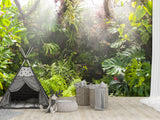 Self-Adhesive Wallpaper – Custom Design for Lounge Area, "Greenhouse by Egon Zitter"