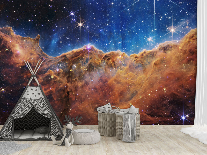Wall mural for the bedroom, Traditional wallpaper on the wall “Galaxy” / "‎Carina Nebula", decorative wallpaper