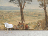 Traditional Full Wall Wallpaper – Classic Print for Room or Office Joseph Mallord William Turner-Rome from Monte Mario