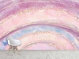 Vibrant Non-Woven Wallpaper. Abstract Modern Style Full-Wall Mural for Kids' Room, Living Room, and Bedroom "Rainbow" 🌈