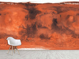 Traditional Full-Wall Wallpaper – Abstract Art 'Red Blurs' | Accent Wall Design Foe Home