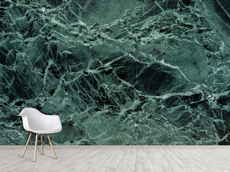 Traditional Wall Wallpaper for Office or Living Room Mural — "Tenebris Radius"