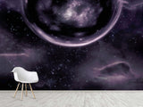 Vinyl Wallpaper Peel and Stick With An Interesting Design Of The Universe For The Living Room or Bedroom, “Sky Horizon”