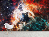 Peel and Stick Wall Mural 3D Print for Bedroom “Infinity of the Galaxy”