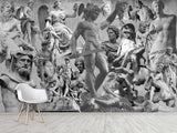 Unique Vintage Design – Traditional Full-Wall Wallpaper "Beauty and Power of Antiquity", Perfect for Bedroom or Living Room