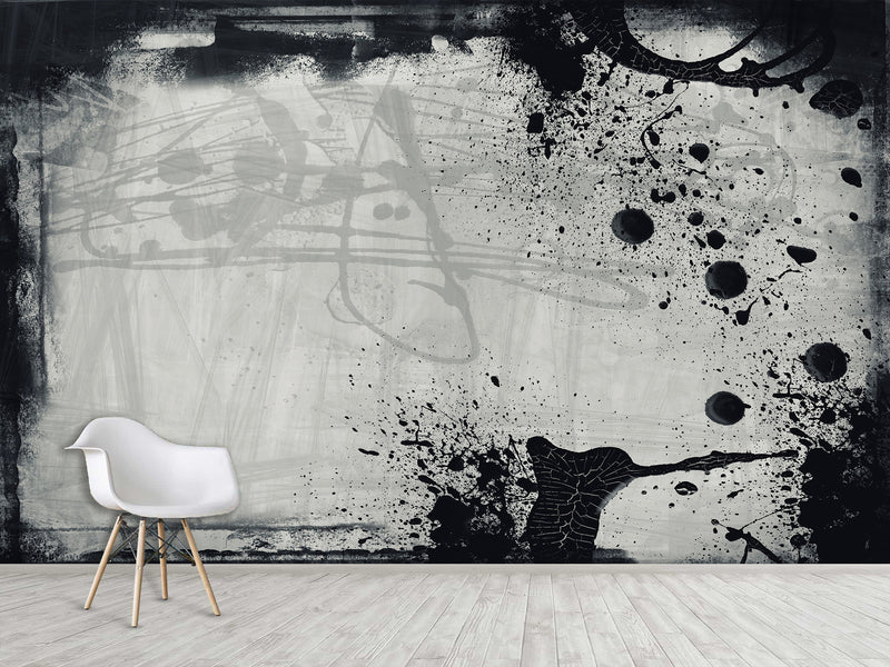 Peel and Stick Wallpaper – Grunge Texture Art Style – For Office, Apartment or Creative Space