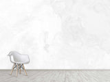 White Self-Adhesive Full-Wall Wallpaper Art – "Minimalist Abstraction in White" for Living Room or Lounge