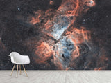 Peel and Stick Wall Mural Full-Wall 3D “Andromeda Nebula” Wall Mural – Ready-Made Photo Wallpaper for Home Interior