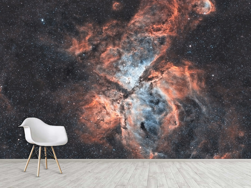 Peel and Stick Wall Mural Full-Wall 3D “Andromeda Nebula” Wall Mural – Ready-Made Photo Wallpaper for Home Interior