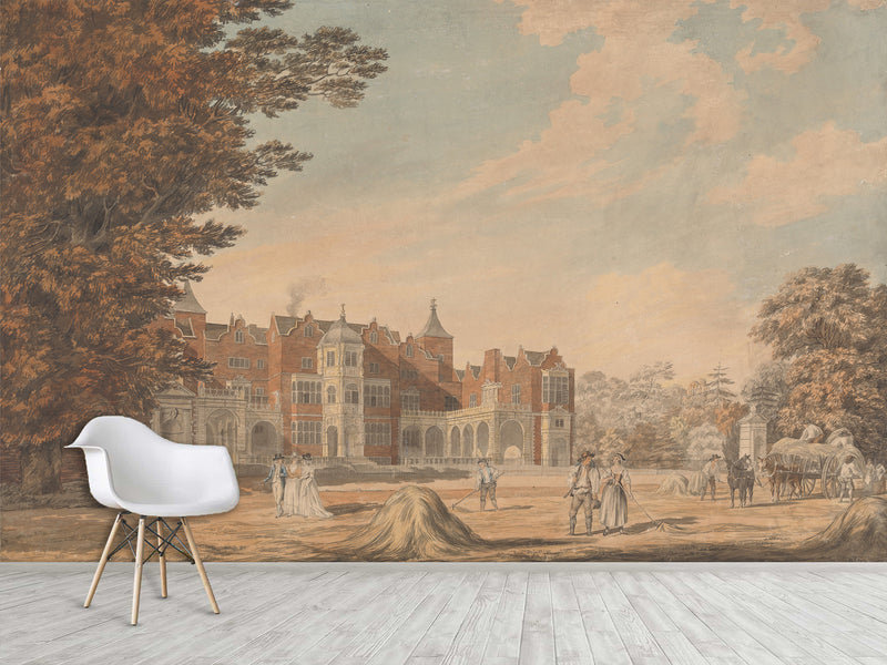 Non-Woven Full Wall Photo Wallpaper – Art Design For Bedroom Or Living Room – Holland House Kensington