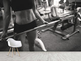 High-Quality Peel and Stick Sports Design Mural, Sports Photo Wallpaper "Motivation"