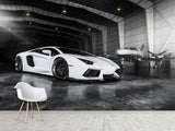 Peel and Stick Mural Lamborghini Wall Mural – Car Decal for Bedroom, Kitchen & Living Room