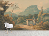 Non-Wowen Wallpaper John Warwick Smith-The Hermitage at Frascati Vintage Style Photo Wallpaper For Living Room And Bedroom