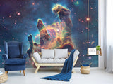 3D Peel and Stick Wall Mural – “Cosmic Fantasies” Full Wall Wallpaper