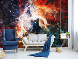 Peel and Stick Wall Mural 3D Print for Bedroom “Infinity of the Galaxy”