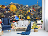 Nature Print Self-Adhesive Wallpaper "Fascinating Underwater World" – For School, Teen Room, Office 🌊