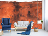 Traditional Full-Wall Wallpaper – Abstract Art 'Red Blurs' | Accent Wall Design Foe Home