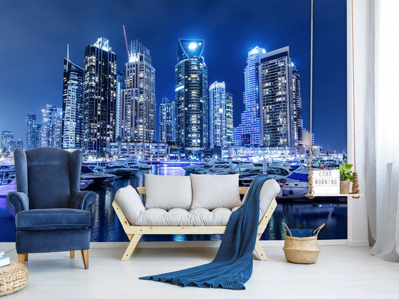 Premium Traditional “Night City” Photo Wallpapers – Perfect for Rooms, Offices, and Commercial Spaces