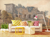 Peel and Stik Wallpaper John Warwick Smith - In the Camp Vaccinio at Rome – 3D Wall Art For Bedroom, Kitchen And Living Room