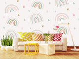 Kids photo wallpaper on the wall non-woven “Rainbow”, 3d wallpaper for Kids room