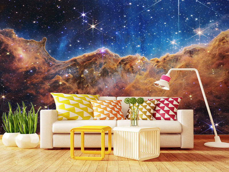 Wall mural for the bedroom, Traditional wallpaper on the wall “Galaxy” / "‎Carina Nebula", decorative wallpaper
