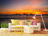 Non-Woven Mural Large Wall Art For Bedroom, Living Room Or Relaxation Zone – Ocean Sunset