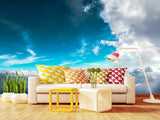 Non-Wowen Wallpaper "Flying in the sky" – Wall art wallpaper for&nbsp; Bedroom or Living Room