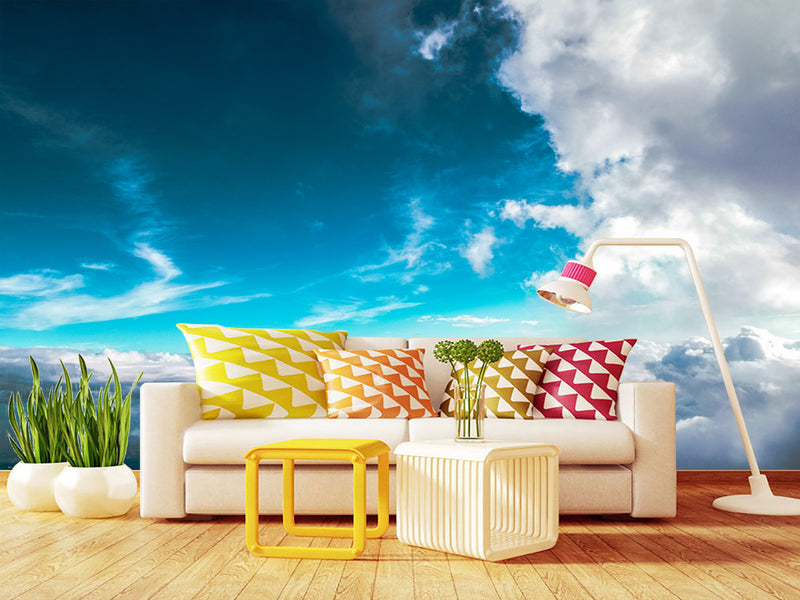 Non-Wowen Wallpaper "Flying in the sky" – Wall art wallpaper for&nbsp; Bedroom or Living Room