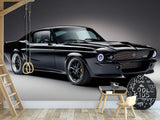 Peel and stick Wall Mural Inspired by Ford Mustang – Bold Wallpaper for Room/Garage/Gym
