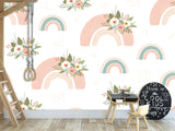 Kids photo wallpaper on the wall non-woven “Rainbow”, 3d wallpaper for Kids room