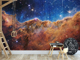 Wall mural for the bedroom, Traditional wallpaper on the wall “Galaxy” / "‎Carina Nebula", decorative wallpaper