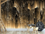 Wall mural Peel and Stick vinyl Wallpaper “Golden rain" Wallpaper for For Home decor, Bedroom
