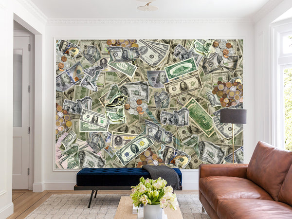 Theme Of Business And Success Self-Adhesive Photo Wallpapers For Office And Living Room "Money Universe"