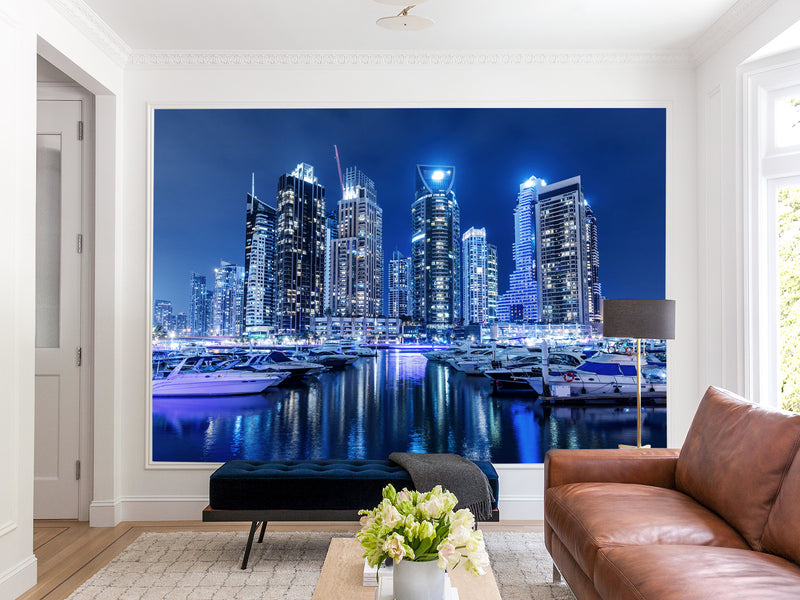 Premium Traditional “Night City” Photo Wallpapers – Perfect for Rooms, Offices, and Commercial Spaces
