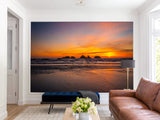 Non-Woven Mural Large Wall Art For Bedroom, Living Room Or Relaxation Zone – Ocean Sunset