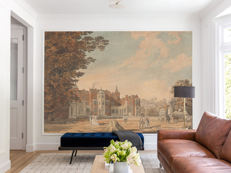 Non-Woven Full Wall Photo Wallpaper – Art Design For Bedroom Or Living Room – Holland House Kensington
