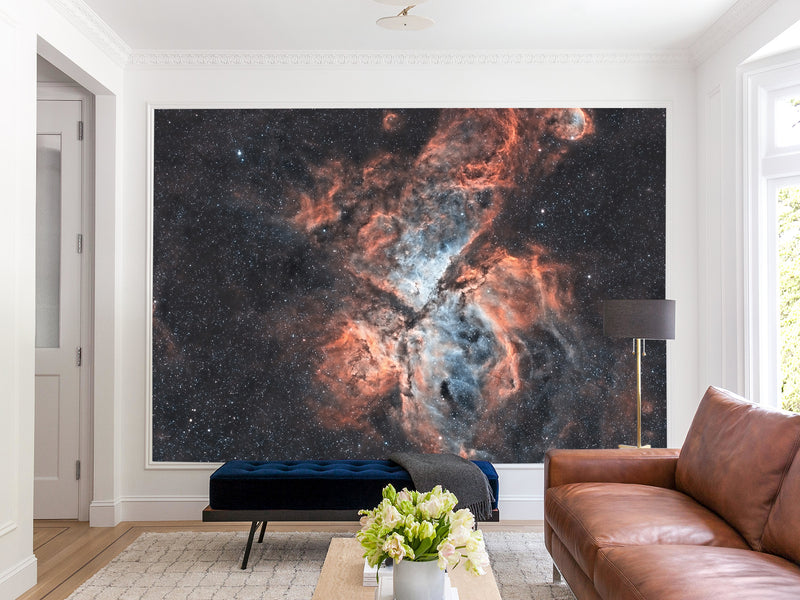 Peel and Stick Wall Mural Full-Wall 3D “Andromeda Nebula” Wall Mural – Ready-Made Photo Wallpaper for Home Interior