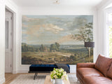 Peel And Stick Wall Mural Art Print Paul Sandby – A Distant View of Maidstone for Living Room or Bedroom Design