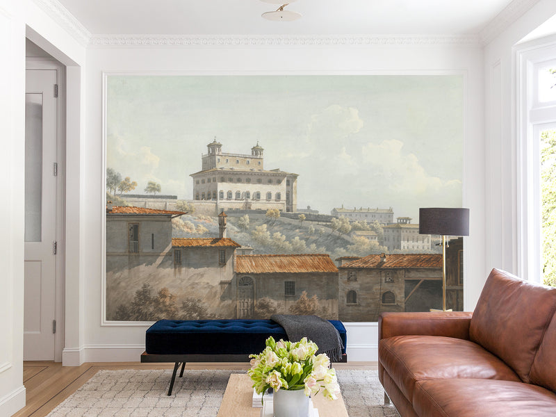 Non-Woven Wall Mural John Warwick Smith-The Villa Medici Rome For Living Room or Bedroom